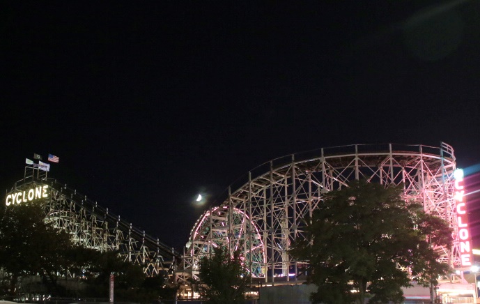 The Cyclone is a remnant of the old Brooklyn amusement parks that still supplies thrills and chills. 